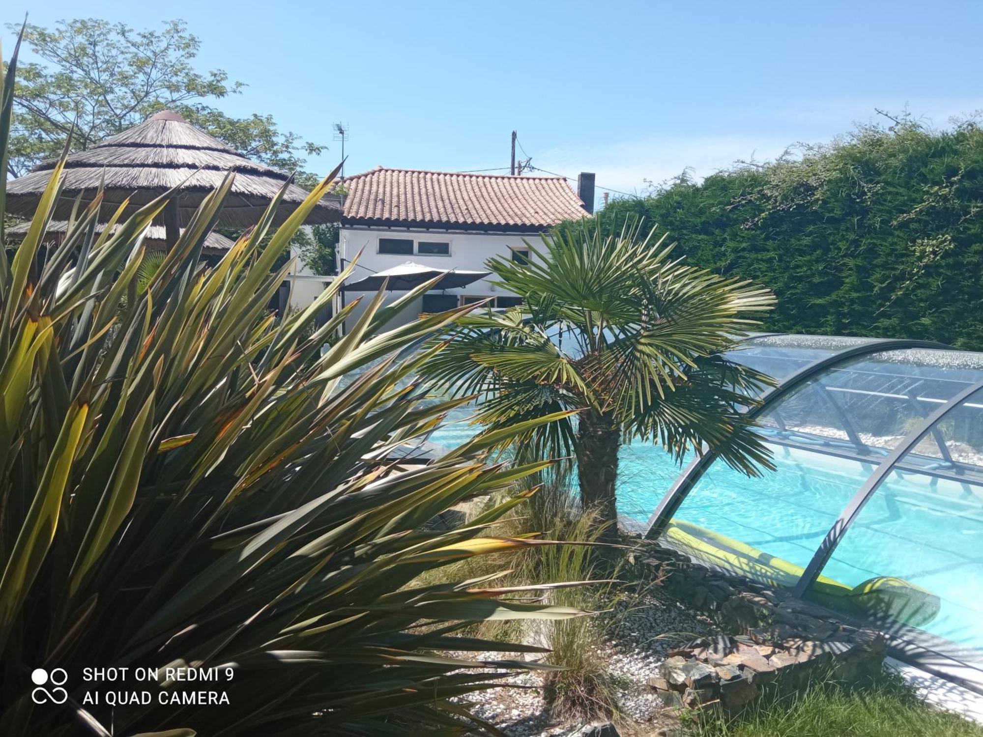 לינה וארוחת בוקר Le Champ-Saint-Pere Mas Des Vignes Piscine Chauffee מראה חיצוני תמונה